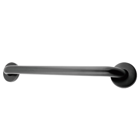 Americana Traditional Grab Bar, 21-13/16" L, 17 ga. Brass, Black DR114180